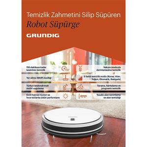 GRUNDIG VCR 2131 MOP ROBOT SÜPÜRGE