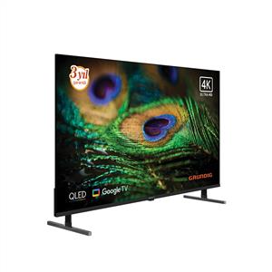 GRUNDIG 55GQ750A 55inc 139 cm 4K UHD Google Smart QLED TV,Uydu Alıcılı