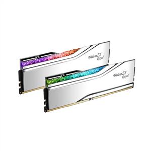 GSKILL 64GB (2x32GB) Trident Z5 Royal Silver RGB DDR5 6400MHz CL32 1.40V Dual Kit Ram