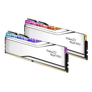 GSKILL 64GB (2x32GB) TZ5 Royal Neo Silver RGB DDR5 6000MHz CL26 1.45V Dual Ram