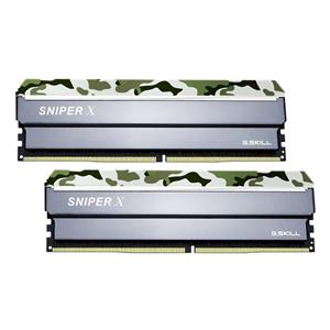 GSKILL 16GB (2X8GB) SniperX Orman Kamuflaj DDR4 3000Mhz CL16 1.35V Dual Kit Ram