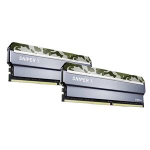 GSKILL 16GB (2X8GB) SniperX Orman Kamuflaj DDR4 3000Mhz CL16 1.35V Dual Kit Ram