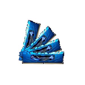 GSKILL 16GB (4x4GB) Ripjaws4 Mavi DDR4 2400MHz CL15 1.2V Ouad Kit Ram