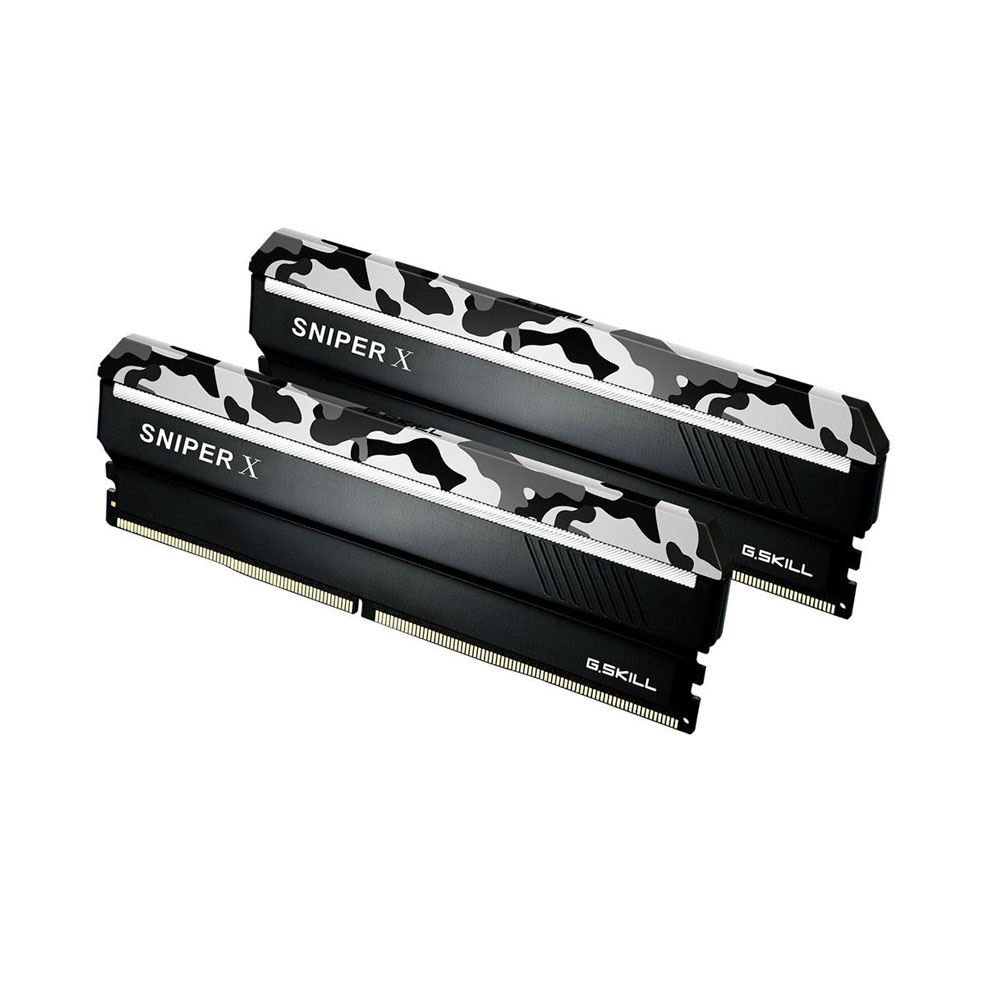 GSKILL 32GB (2x16GB) SniperX Gri Kamuflaj DDR4 3600MHz CL19 1.35V