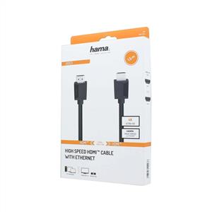 Hama HM.200702 High-Speed HDMI Kablo, Ultra-HD 4K, Ethernet 1.5m (SİYAH)