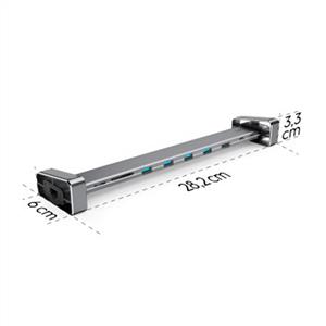 Hama Connect2Office Basic USBC Docking Station, 9 Ports - Gri