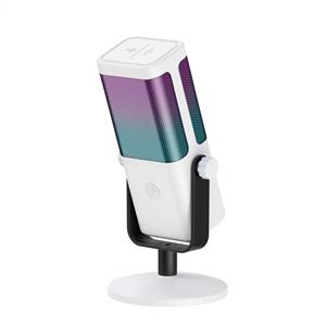 Havit GK65 RGB Profesyonel 192kHz 24Bit Hi-Fi Dahili Ses Kartlı Yayıncı Mikrofonu - Beyaz