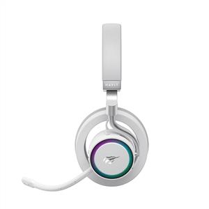 Havit Gamenote Fuxi-H8 RGB Kulak Üstü Gaming Mikrofonlu Kulaklık - Beyaz