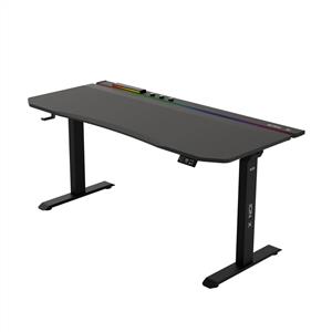 HAWK GAMING CHAIR ION X Çift Motorlu Yükseklik Ayarlı 160x80 RGB Siyah Oyuncu Masası