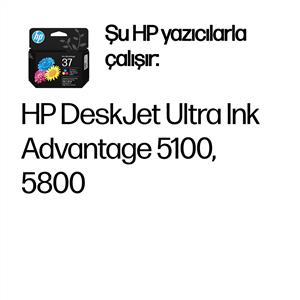 HP 37 RENKLİ MÜREKKEP KARTUŞU(7FP44AE)