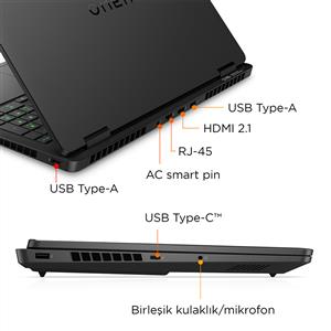 Hp Omen 16-am0058nt Core Ultra 7 255H-RTX5060 8Gb-24Gb-1Tb Ssd-16 inch- W11