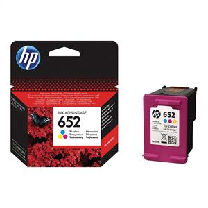 HP 652  RENKLİ MÜREKKEP KARTUŞU ( F6V24AE )