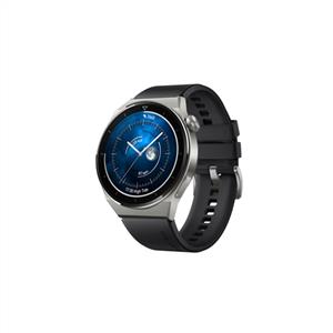 Huawei Watch GT3 Pro 46mm Titanyum Kasa Akıllı Saat Siyah Kauçuk Kayış