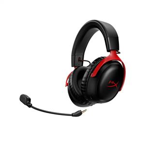 HyperX Cloud III Wireless Kablosuz Kulak Üstü Oyuncu Kulaklığı - Kırmızı