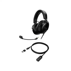 HyperX Cloud III Kablolu Kulak Üstü Oyuncu Kulaklığı - Siyah