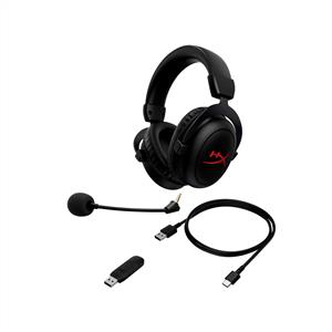 HyperX Cloud II Core Wireless Kablosuz Kulak Üstü Oyuncu Kulaklığı - Siyah