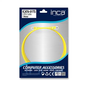INCA CAT6 PATCH KABLO 1M- SARI