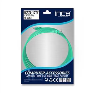 INCA ICAT6-10TY CAT 6 KABLO 10 METRE