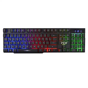 INCA IKG-448 RAINBOW EFECT MEKANİK HİSLİ GAMING KLAVYE & MOUSE SET