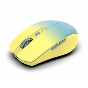 INCA IWM-511RS SILENT ŞARJ EDİLEBİLİR BLUETOOTH KABLOSUZ MOUSE-SARI MAVİ