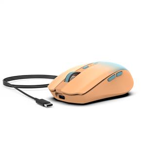 INCA IWM-511RT SILENT ŞARJ EDİLEBİLİR BLUETOOTH KABLOSUZ MOUSE-TURUNCU MAVİ