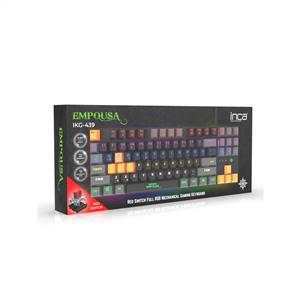 INCA IKG-439 EMPOUSA RED SWITCH RGB KABLOLU MEKANİK KLAVYE