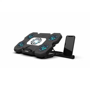Inca INC-614GMS Empousa 1x100+4x70mm Fan 2600RPM 2xUSB Gamıng Notebook Cooler