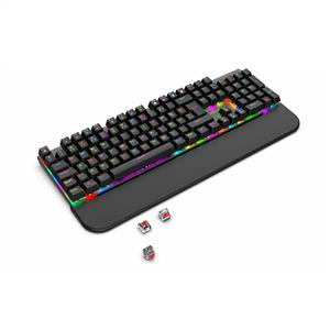 INCA IKG-443 EMPOUSA RED SWITCH RGB KABLOLU MEKANİK GAMING KLAVYE