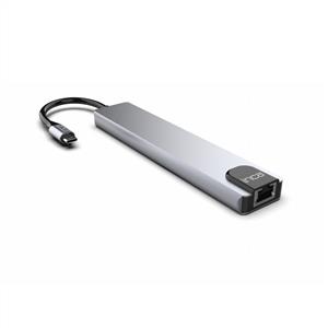 INCA X8 Combo Dönüştürücü+ Çevirici + Çoklayıcı Type-C Hub - Aluminyum Kasa
