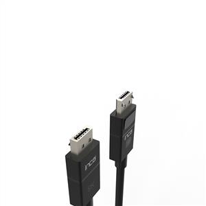 INCA IDPD-30 DisplayPort To DisplayPort 8K (7680 X 4320) @60 Hz Kablo 2m - Siyah