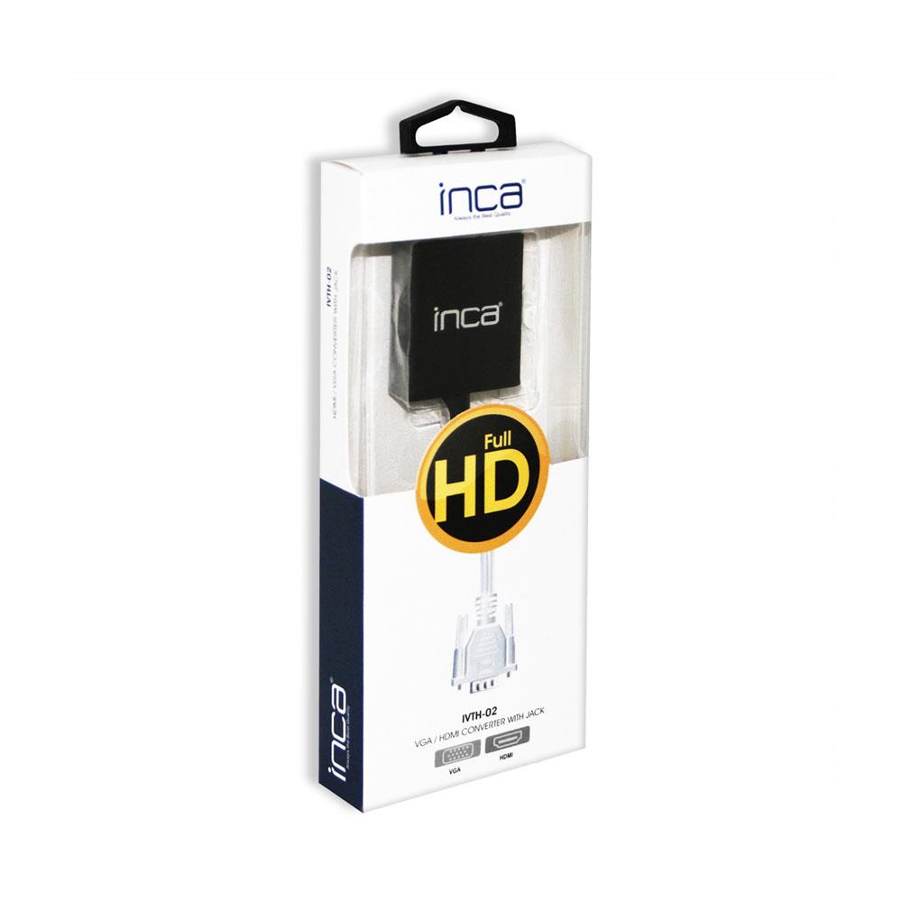 Inca IVTH-02 Vga To Hdmı Çevirici Usb Adaptör Ses Kablosu Ses...