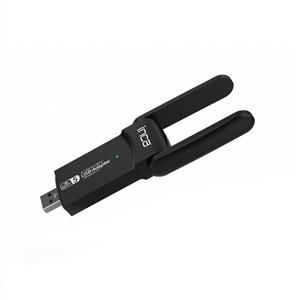 INCA IUWA-1300X 400MBPS-867MBPS DUAL-BANT KABLOSUZ-AC / BLUETOOTH 4.2 USB ADAPTÖR