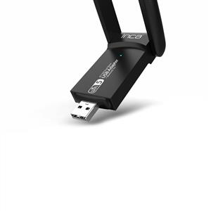 INCA IUWA-1300X 400MBPS-867MBPS DUAL-BANT KABLOSUZ-AC / BLUETOOTH 4.2 USB ADAPTÖR