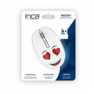INCA WEENY IWM-245RB DESİNG 3D WİRELESS MOUSE- BEYAZ