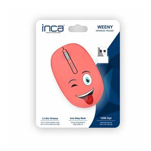 INCA WEENY IWM-245RT  DESİNG 3D WİRELESS MOUSE- TURUNCU