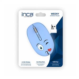 INCA WEENY IWM-245RM DESİNG 3D WİRELESS MOUSE- MAVİ