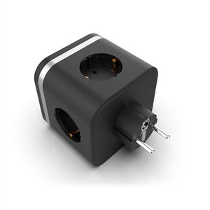 Inca IPW-47SY 3Port 2x USB+2x Type-C Akım Korumalı Led Tuşlu Duvar Priz  - Siyah