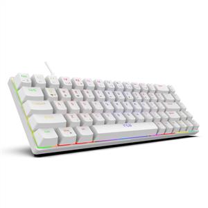 INCA IKG-453 EMPOUSA 68 KEYS RED SWITCH FULL RAINBOW MEKANIK KLAVYE-BEYAZ