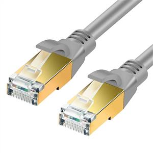 Inca ICAT8-01G Cat8 S/FTP 40Gbps Network Kablo 1m -Gri