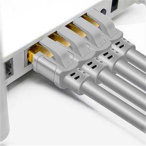 Inca ICAT8-01G Cat8 S/FTP 40Gbps Network Kablo 1m -Gri