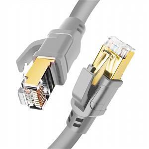 Inca ICAT8-03G Cat8 S/FTP 40Gbps Network Kablo 3 Metre - Gri