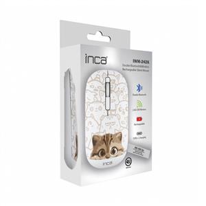 INCA IWM-242K RECHARGEABLE SILENT BLUETOOTH/WIRELESS KABLOSUZ MOUSE