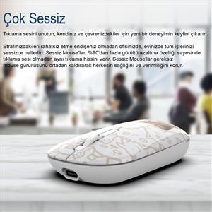 INCA IWM-242K RECHARGEABLE SILENT BLUETOOTH/WIRELESS KABLOSUZ MOUSE