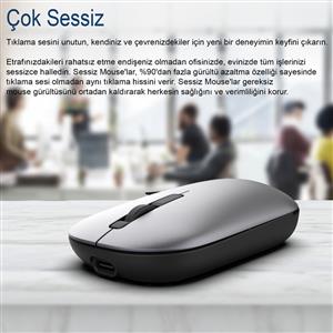 INCA IWM-242G RECHARGEABLE SILENT BLUETOOTH/WIRELESS KABLOSUZ MOUSE