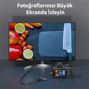 Inca ITPC-06TX Type-C Hub X4 HDMI 4K@30 Hz+ VGA+ USB 3.0+PD 100W Aluminyum Kasa