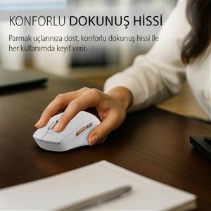INCA IWM-244RB WİRELESS SESSİZ MOUSE- BEYAZ