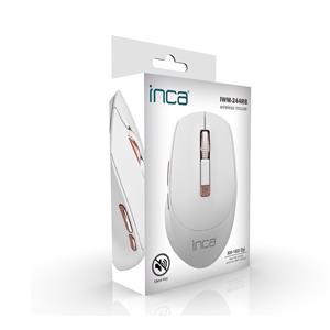 INCA IWM-244RB WİRELESS SESSİZ MOUSE- BEYAZ