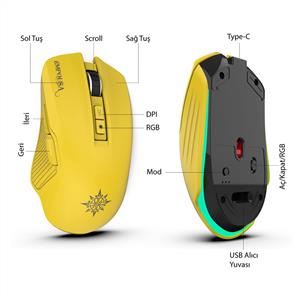 INCA IMG-328MX EMPOUSA 7200 DPI BLUETOOTH GAMING MOUSE