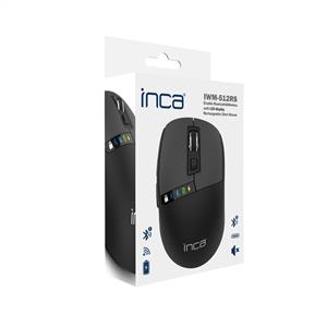 INCA IWM-512RS RECHARGEABLE SILENT BLUETOOTH KABLOSUZ MOUSE-SİYAH