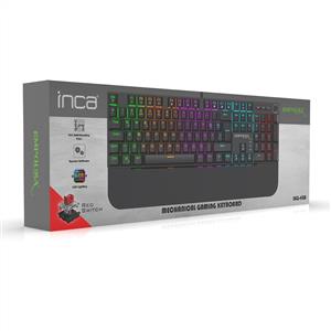 INCA IKG-458 EMPOUSA RED SWITCH SOFTWARE ANTİ-GHOST RGB MEKANIK GAMING KLAVYE